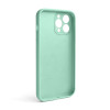 Чехол Full Silicone Case для Apple iPhone 13 Pro Max new blue (67) закрытая камера (без логотипа)