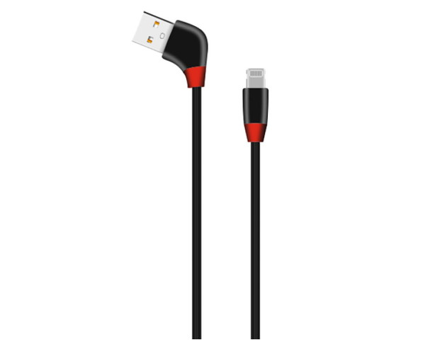 Кабель USB WALKER C340 Lightning black