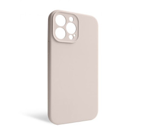 Чехол Full Silicone Case для Apple iPhone 13 Pro Max grey pink (73) закрытая камера (без логотипа)
