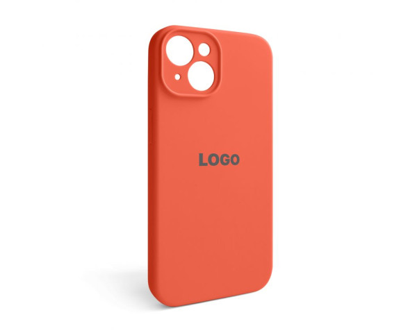 Чохол Full Silicone Case для Apple iPhone 14 apricot (02) закрита камера
