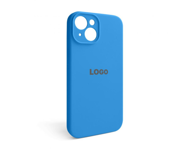Чехол Full Silicone Case для Apple iPhone 14 royal blue (03) закрытая камера