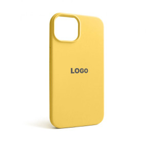 Чехол Full Silicone Case для Apple iPhone 14 yellow (04)