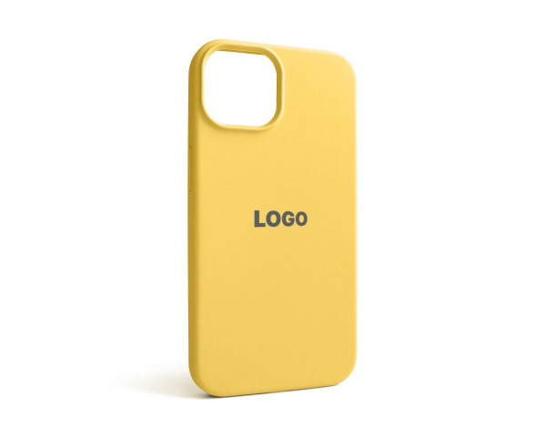 Чехол Full Silicone Case для Apple iPhone 14 yellow (04)