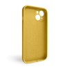 Чохол Full Silicone Case для Apple iPhone 14 yellow (04) закрита камера
