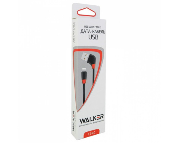 Кабель USB WALKER C340 Lightning pink