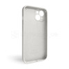 Чехол Full Silicone Case для Apple iPhone 14 stone (11) закрытая камера (без логотипа)