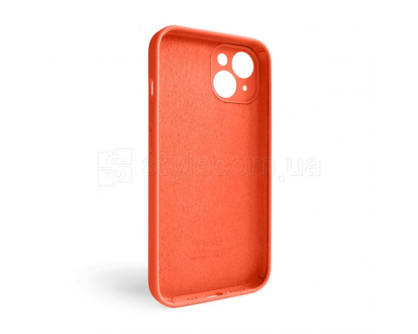 Чехол Full Silicone Case для Apple iPhone 14 orange (13) закрытая камера (без логотипа)