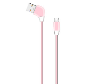 Кабель USB WALKER C340 Micro pink