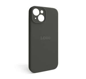 Чохол Full Silicone Case для Apple iPhone 14 dark olive (35) закрита камера