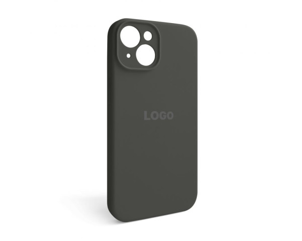 Чохол Full Silicone Case для Apple iPhone 14 dark olive (35) закрита камера