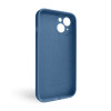 Чохол Full Silicone Case для Apple iPhone 14 blue cobalt (36) закрита камера (без логотипу)