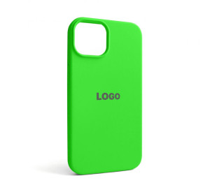 Чехол Full Silicone Case для Apple iPhone 14 shiny green (40)