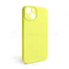 Чохол Full Silicone Case для Apple iPhone 14 flash lime (41) закрита камера (без логотипу)