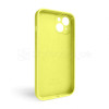 Чохол Full Silicone Case для Apple iPhone 14 flash lime (41) закрита камера (без логотипу)