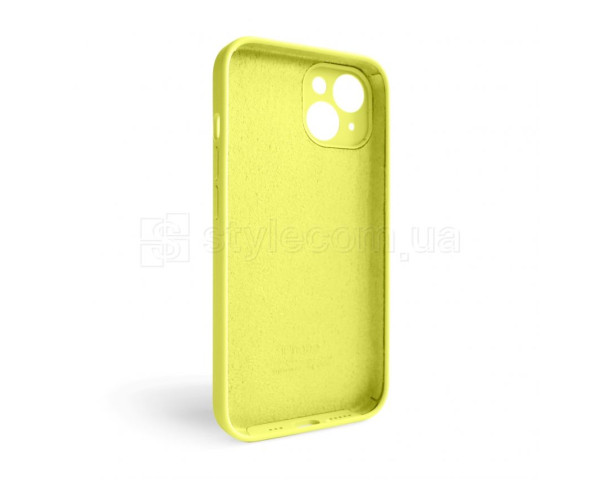 Чохол Full Silicone Case для Apple iPhone 14 flash lime (41) закрита камера (без логотипу)