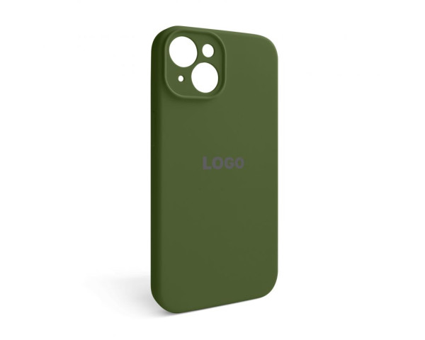 Чохол Full Silicone Case для Apple iPhone 14 army green (45) закрита камера