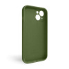 Чохол Full Silicone Case для Apple iPhone 14 army green (45) закрита камера