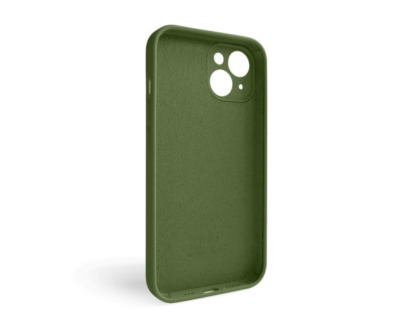 Чохол Full Silicone Case для Apple iPhone 14 army green (45) закрита камера