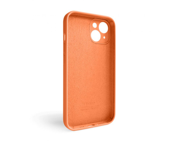 Чехол Full Silicone Case для Apple iPhone 14 papaya (49) закрытая камера