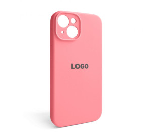 Чехол Full Silicone Case для Apple iPhone 14 watermelon (52) закрытая камера