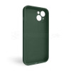 Чохол Full Silicone Case для Apple iPhone 14 atrovirens green (54) закрита камера (без логотипу)