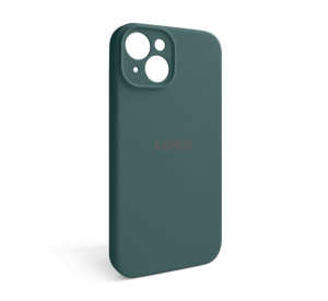 Чохол Full Silicone Case для Apple iPhone 14 pine green (55) закрита камера