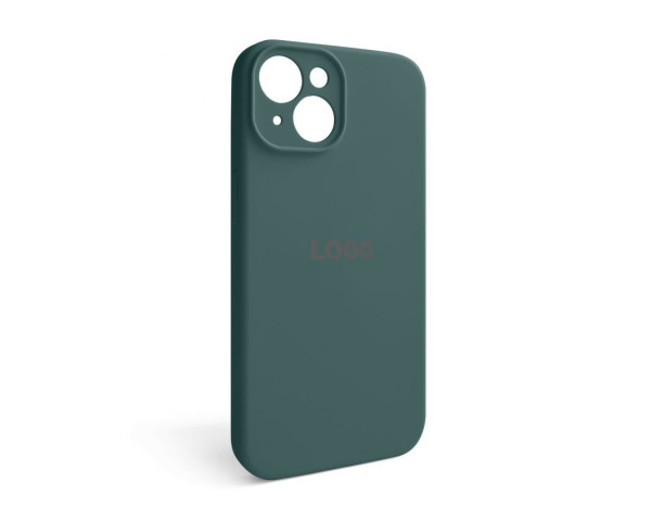Чохол Full Silicone Case для Apple iPhone 14 pine green (55) закрита камера