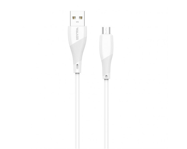 Кабель USB WALKER C345 Micro white