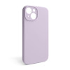 Чехол Full Silicone Case для Apple iPhone 14 lilac purple (72) закрытая камера (без логотипа)