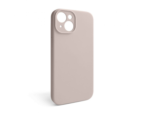 Чохол Full Silicone Case для Apple iPhone 14 grey pink (73) закрита камера (без логотипу)
