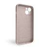 Чохол Full Silicone Case для Apple iPhone 14 grey pink (73) закрита камера (без логотипу)