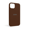 Чохол Full Silicone Case для Apple iPhone 14 dark brown (75)
