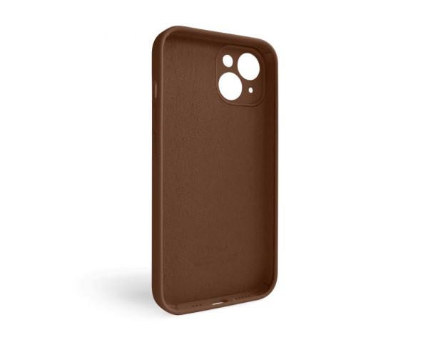 Чохол Full Silicone Case для Apple iPhone 14 dark brown (75) закрита камера
