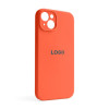 Чохол Full Silicone Case для Apple iPhone 14 Plus apricot (02) закрита камера
