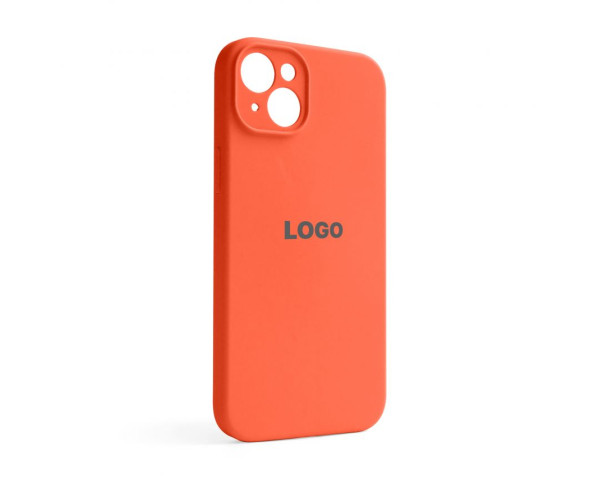 Чохол Full Silicone Case для Apple iPhone 14 Plus apricot (02) закрита камера
