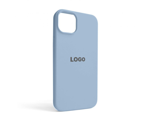 Чехол Full Silicone Case для Apple iPhone 14 Plus light blue (05)