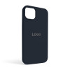 Чехол Full Silicone Case для Apple iPhone 14 Plus dark blue (08)