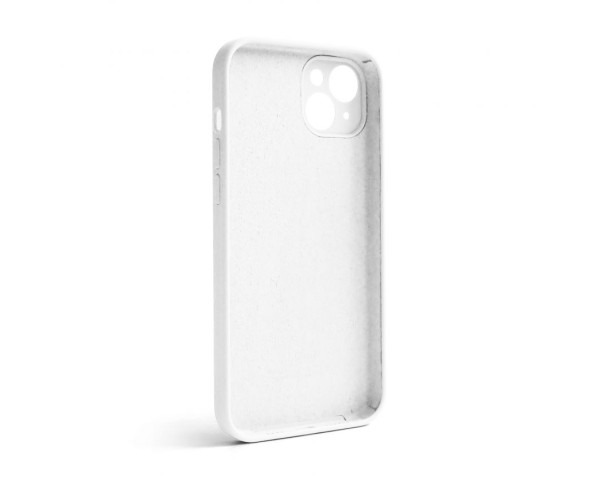 Чохол Full Silicone Case для Apple iPhone 14 Plus white (09) закрита камера