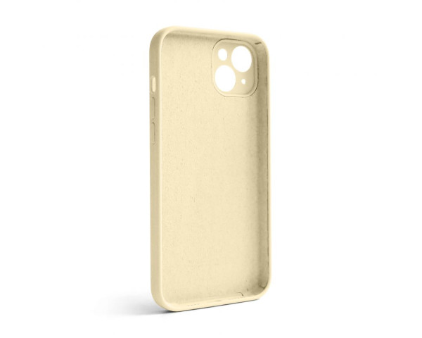 Чехол Full Silicone Case для Apple iPhone 14 Plus antique white (10) закрытая камера