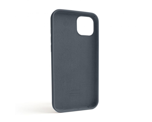 Чехол Full Silicone Case для Apple iPhone 14 Plus dark grey (15)