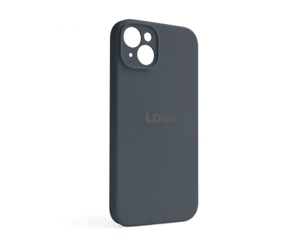 Чохол Full Silicone Case для Apple iPhone 14 Plus dark grey (15) закрита камера