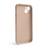 Чохол Full Silicone Case для Apple iPhone 14 Plus nude (19) закрита камера