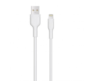 Кабель USB WALKER C350 Lightning white
