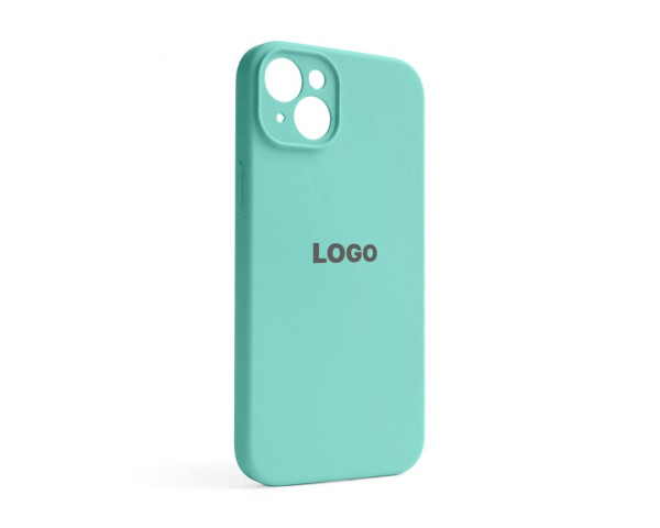 Чехол Full Silicone Case для Apple iPhone 14 Plus sea blue (21) закрытая камера