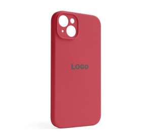 Чохол Full Silicone Case для Apple iPhone 14 Plus camellia (25) закрита камера