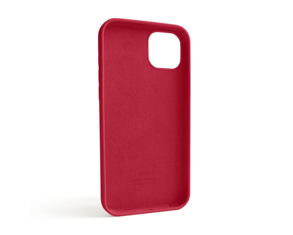 Чехол Full Silicone Case для Apple iPhone 14 Plus rose red (37)