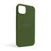 Чохол Full Silicone Case для Apple iPhone 14 Plus army green (45)