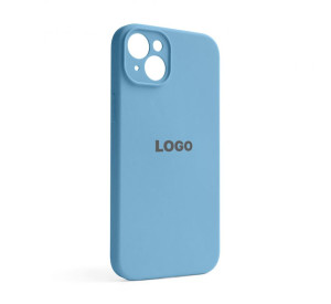 Чехол Full Silicone Case для Apple iPhone 14 Plus cornflower (53) закрытая камера