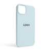 Чехол Full Silicone Case для Apple iPhone 14 Plus sky blue (58)