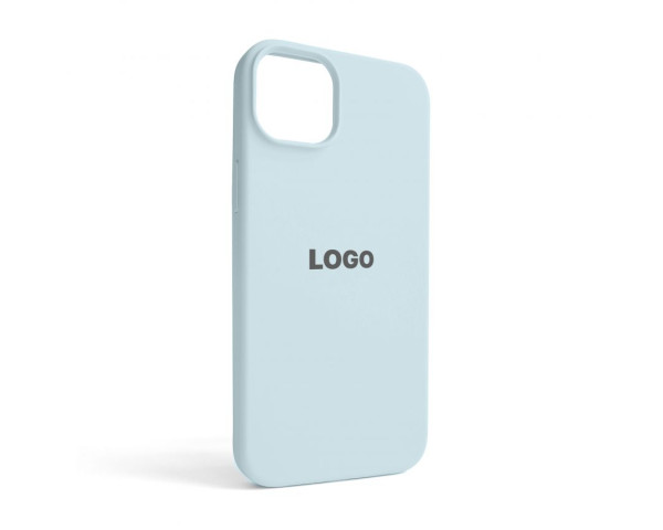 Чехол Full Silicone Case для Apple iPhone 14 Plus sky blue (58)